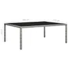 vidaXL Tavolo da pranzo da giardino grigio 200x150x74 cm in Anteprima dell’immagine prodotto 4