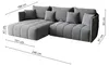 FURMEB24 - DON 245 x 180 cm  Sofa mit Schlaffunktion und  Produktbild-Vorschau 7