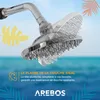 AREBOS Douche solaire 60 L | avec douchette & thermomètre | Voir les images du produit 4