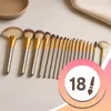 18 pièces Ensemble de pinceaux de maquillage professionnels Voir les images du produit 8