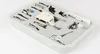 A set of sewing machine presser feet in a plastic storage box. Produktbild-Vorschau