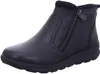 A black leather boot is shown against a white background. Produktbild-Vorschau