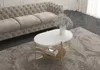 Arena Moderner Couchtisch mit 2 Ablagen / Oval + Rund / 80 Produktbild-Vorschau 4