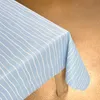 Wachstuchtischdecke 140x100 cm - Blaue Linie - Produktbild-Vorschau 1