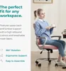 Sweiko Bürostuhl mit verstellbarem Fußring,Großer Bürostuhl Produktbild-Vorschau 5