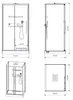 Doccia completa MARWELL Design doccia completa White Isle Anteprima dell’immagine prodotto 8