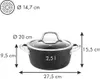 Tescoma Kastról PRESIDENT Stone s pokrievkou ø 20 cm, 2.5 l Náhľad obrázku produktu 3