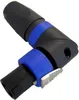 Neutrik NL4FRX, speakON, Schwarz, Blau, Silber, Produktbild-Vorschau 2