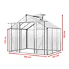 Gewächshaus Orchidee 3 Alu-Rahmen 256x192 cm Polycarbonat Produktbild-Vorschau 3