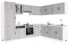 vidaXL 14-tlg. Küchenschrank-Set Kalmar Grau Sonoma Produktbild-Vorschau 2