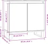 vidaXL Szafka łazienkowa biała 58x33x60 cm materiał Podgląd zdjęcia produktu 6
