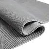 Recycle Teppich mit modernen ovalen Formen liniert in grau Produktbild-Vorschau 9