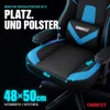 ONBEST Gaming Stuhl | Ergonomisch | mit Lordosenkissen | Produktbild-Vorschau 4