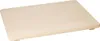 A plain wooden cutting board with rounded edges and small feet on a white background. Anteprima dell’immagine prodotto