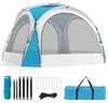 COSTWAY Strandzelt 344x344cm, Gartenzelt für 6-8 Personen Produktbild-Vorschau 1