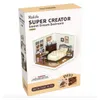 puzzle 3D, Mini Casa Vintage Camera da letto fai da te, Anteprima dell’immagine prodotto 11