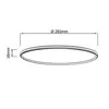 BRILLIANT LED Deckenaufbau-Paneel MILTON | Ø 30cm | 18W Produktbild-Vorschau 6