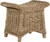 KRINES HOME Podnóżek z zakrzywioną półką, Solidny stołek / Podgląd zdjęcia produktu 1