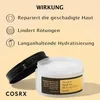 A jar of COSRX Advanced Snail 92 All in one Cream is shown with text highlighting its benefits. Produktbild-Vorschau