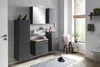 Waschbeckenunterschrank "Villach" aus MDF in matt grau mit Produktbild-Vorschau 2