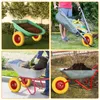 SWANEW Schubkarrenrad mit Achse Räder Vollgummi Ersatzrad Produktbild-Vorschau 5