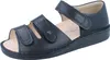 Sandali comfort da uomo in nero Anteprima dell’immagine prodotto 22