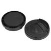 Two black plastic furniture feet pads are shown on a white background. Podgląd zdjęcia produktu