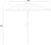 Sunshine Sonnenschirm Ø 250 cm, Farbwahl:Rot Produktbild-Vorschau 8