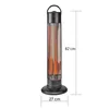 Nedis HEIZSTRAHLER TERASSE  1200W (HTPA20EBK         SW) Produktbild-Vorschau 5