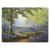 MuchoWow® Mauspad Mousepad Gemälde - Natur - Wald - Blumen Produktbild-Vorschau 1