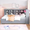 OKWISH Lit Banquette 140x200 cm, Lit Double Ado avec USB et Voir les images du produit 3