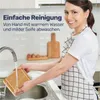 Bambus Frühstücksbrettchen Schneidebretter Set, Menge:2 Produktbild-Vorschau 6