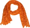 Knitterschal Halstuch Schal XXL orange Seide 180x90cm Produktbild-Vorschau 1