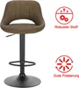 A bar stool with two marketing icons on the right side. Produktbild-Vorschau