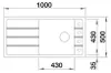 Spüle Blanco FARON XL 6 S 100 x 50 cm schwarz 525896 Produktbild-Vorschau 6