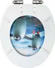 vidaXL Sedile per WC con coperchio a chiusura morbida Anteprima dell’immagine prodotto 6