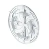 A white, circular ventilation grille is shown against a white background. Náhled obrázku produktu