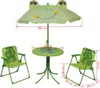 vidaXL 3-tlg. Garten-Bistro-Set für Kinder mit Sonnenschirm Produktbild-Vorschau 5