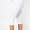 Be Mammy 3/4 Umstandsleggings aus Baumwolle BE20-229 (Weiß, Produktbild-Vorschau 4