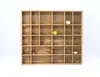 Woodweaver Holzregal | 28 Fächer | 45x40x3,5cm | Hellbraun Produktbild-Vorschau 3