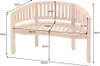 Massive Gartenbank EMPIRE TEAK 120cm natur Teakholz Produktbild-Vorschau 12