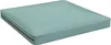 A single teal-colored cushion is shown from a slightly elevated, diagonal angle against a white background. Produktbild-Vorschau