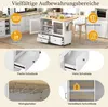 Merax Chariot de cuisine îlot avec plan de travail Voir les images du produit 7
