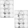 CASARIA® Weihnachtskugeln 48tlg Ø 6cm Kunststoff matt Produktbild-Vorschau 1