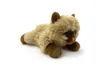 Plüschtier Katze 23 cm Braun liegend – Weiches Kuscheltier Produktbild-Vorschau 3