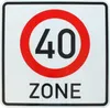 ORIGINAL Verkehrszeichen 274.1- beginn einer 40 ZONE 600 mm Produktbild-Vorschau 1