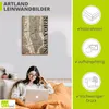 ARTland Leinwandbild New York Karte Straßen Karte Grunge Produktbild-Vorschau 2