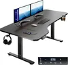 Casaria Bureau réglable en hauteur électrique Noir 160cm Voir les images du produit 2