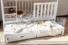 Hochbett mit Ausziehbett aus Massivholz, zwei Schubladen, Produktbild-Vorschau 5