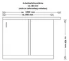 Eckunterschrank 105 Bianca Weiß Hochglanz + Grau Produktbild-Vorschau 3